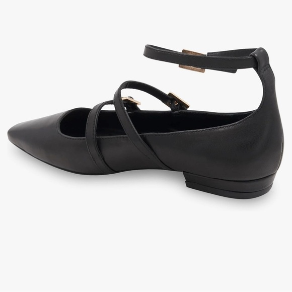 BCBGMaxAzria Black Multi-Strap Flats - Picture 4 of 8